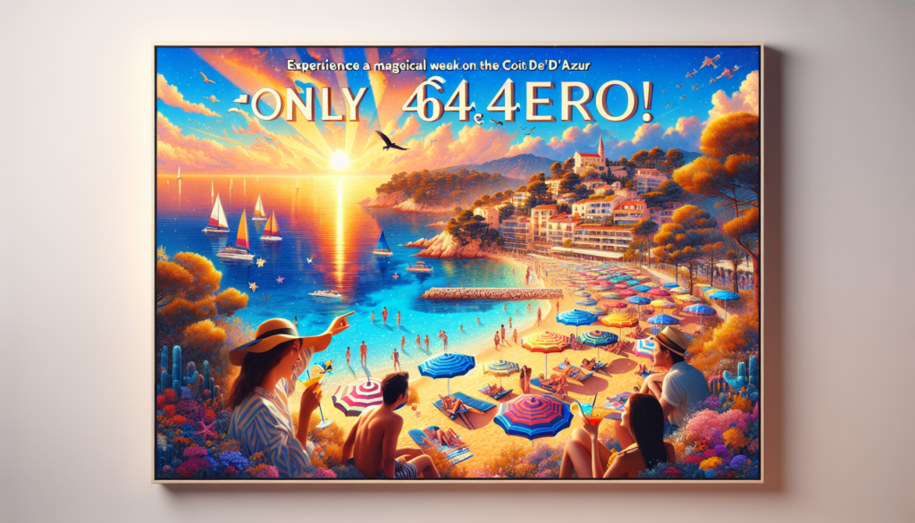 découvrez le charme de la côte d'azur avec notre offre exclusive : une semaine inoubliable pour seulement 464 euros ! profitez de paysages idylliques, de plages dorées et d'une gastronomie raffinée. réservez dès maintenant votre escapade de rêve au soleil !