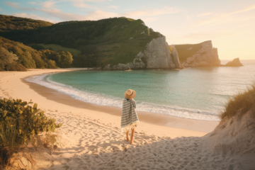 découvrez la beauté exceptionnelle de cette plage bretonne qui rivalise avec les plus beaux paysages des caraïbes. un véritable éden de sable fin et d'eaux cristallines vous attend pour des moments de détente inoubliables.