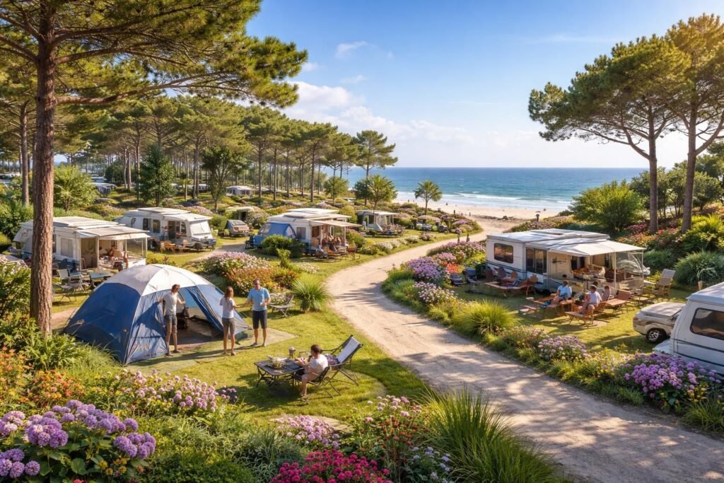 découvrez le camping la puerta del sol à saint-hilaire-de-riez en vendée pour 2026. réservez votre séjour idéal parmi tous les campings sur jetcamp.com !