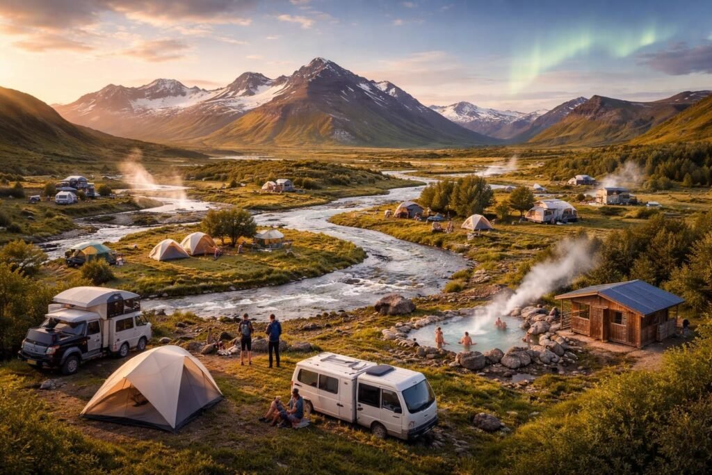 découvrez les 8 meilleurs campings à reykjavik, islande pour 2026. préparez votre séjour avec notre sélection incontournable pour une expérience inoubliable en plein air.