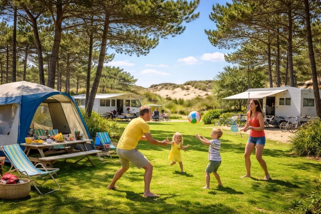profitez de vacances inoubliables en famille au camping les oyats à seignosse, un cadre idyllique pour des moments de détente et de convivialité au cœur de la nature.