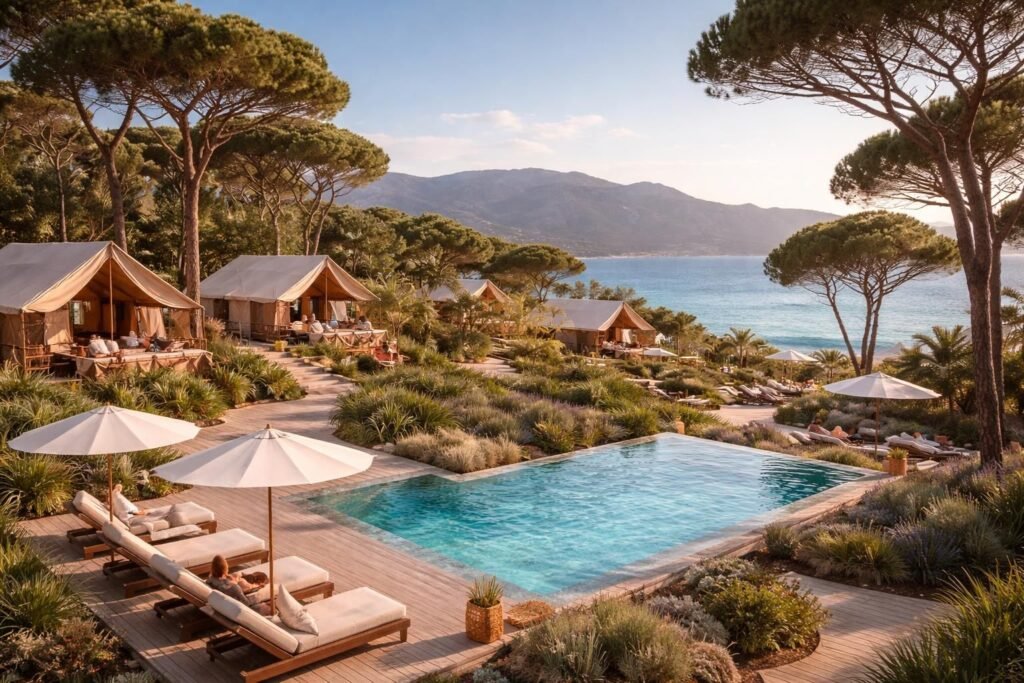découvrez le top 7 des campings de luxe en corse pour 2026 et profitez d'un séjour exceptionnel alliant confort, nature et panoramas magnifiques.