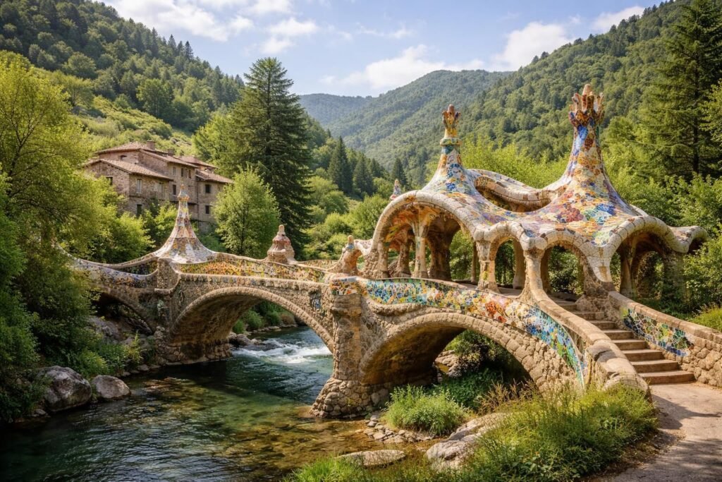 découvrez la pobla de lillet, un joyau des pré-pyrénées qui conserve l'héritage unique de gaudí à travers son architecture et son patrimoine culturel authentique.