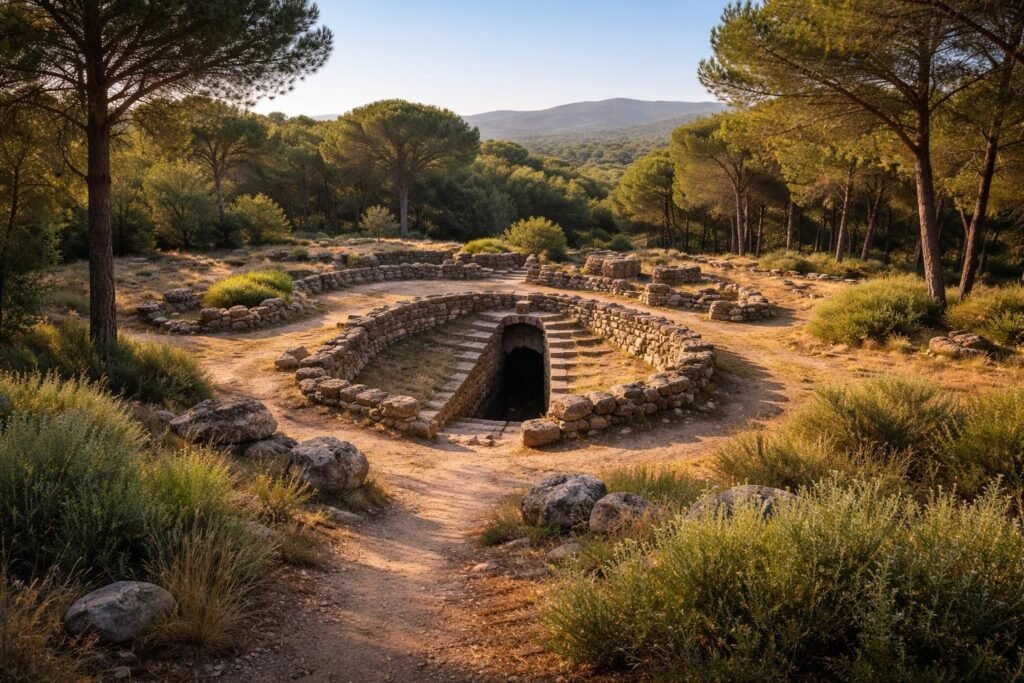 découvrez santa cristina en sardaigne, un site archéologique fascinant offrant un aperçu unique de la civilisation nuragique, entouré de paysages naturels splendides.