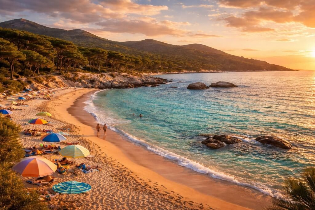 découvrez la plage de sant'ambroggio en corse, un paradis côtier idéal pour des vacances inoubliables alliant détente, nature et beauté méditerranéenne.