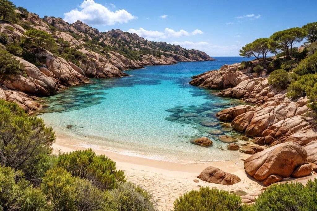 découvrez la spiaggia di cala coticcio, une plage paradisiaque aux eaux cristallines et au sable fin, idéale pour les amoureux de la nature et de la tranquillité.